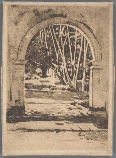 A Hotel Bellevue kapuja, Buitenzorg alkotó: Willem Arnoldus Witsen