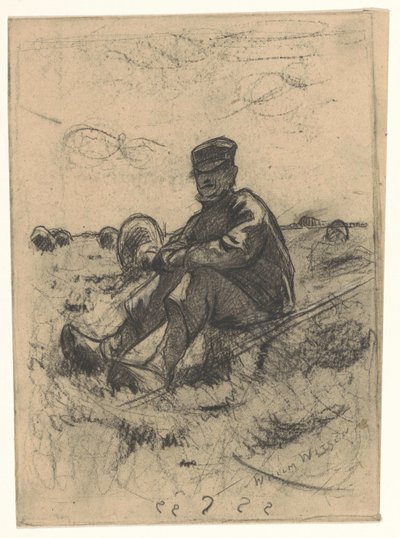 Ülő juhász alkotó: Willem Arnoldus Witsen