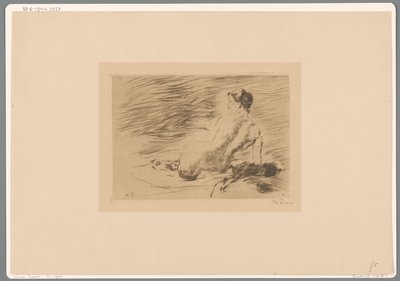 Fekvő meztelen nő Fekvő akt (eredeti cím) alkotó: Willem de Zwart (signed by artist)