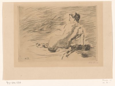 Fekvő meztelen nő Fekvő akt (eredeti cím) alkotó: Willem de Zwart (signed by artist)