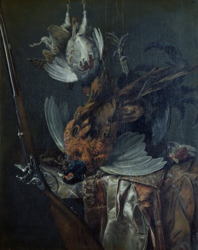 Csendélet holtjátékkal (olaj, vászon) alkotó: Willem van Aelst