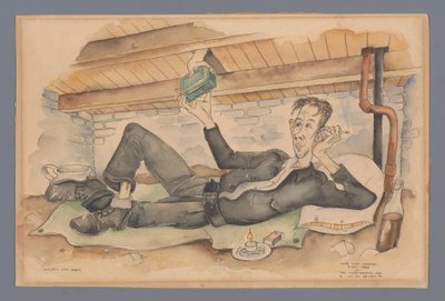 Önarckép rejtekhelyen alkotó: Willem van Beek (signed by artist)