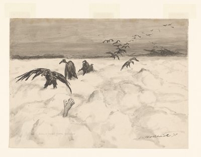 Nincs hír az elején (eredeti cím az objektumon) alkotó: Willem van Schaik (signed by artist)
