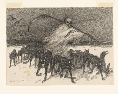 Honger (eredeti cím az objektumon) alkotó: Willem van Schaik (signed by artist)