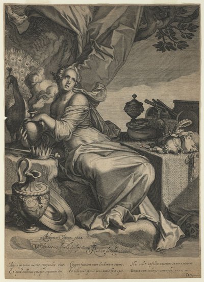 A világi javak hiúságának és átmeneti természetének allegóriája, 1608 alkotó: Willem van Swanenburgh