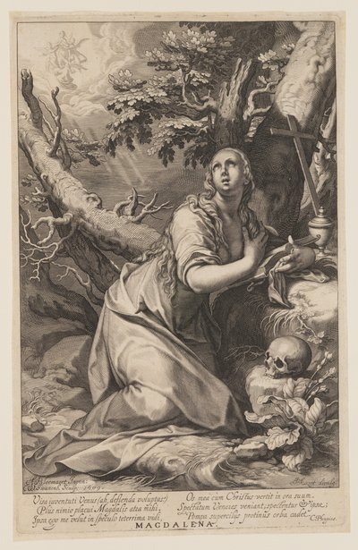 Magdolna, az Ó- és Újszövetség bűnösök című könyvből alkotó: Willem van Swanenburgh
