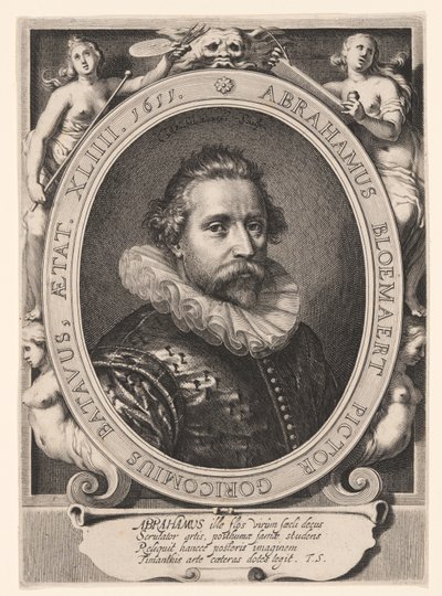 Abraham Bloemaert portréja alkotó: Willem van Swanenburgh