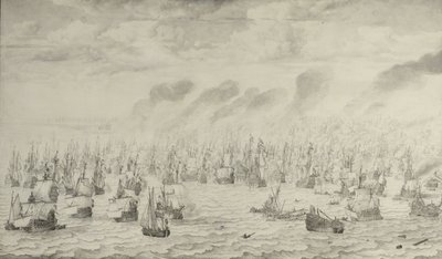 A terheidei csata A terheidei csata, 1653. augusztus 10.: egy epizód az első angol-holland háborúból (1652-54) alkotó: Willem van de Velde (I)