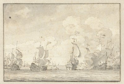 tengeri csata alkotó: Willem van de Velde (II)