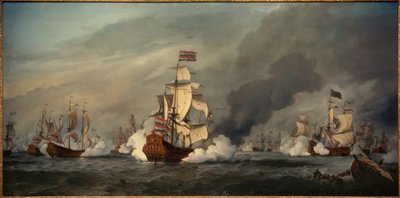 Die "Arany Oroszlán" in der Seeschlacht vor Texel, 1673. augusztus 21. alkotó: Willem van de Velde the Younger