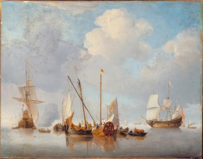 miután W. v. d. Velde d. J., A szünet alkotó: Willem van de Velde the Younger