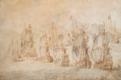 Tamanana-i akció, 1645. szeptember 9. alkotó: Willem van de the Elder Velde