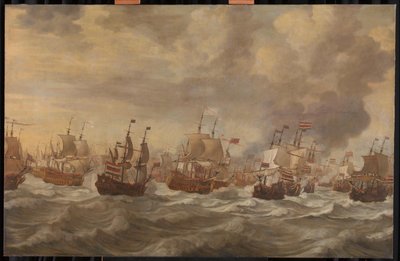 Epizód a négynapos tengeri csatából alkotó: Willem van de the Elder Velde