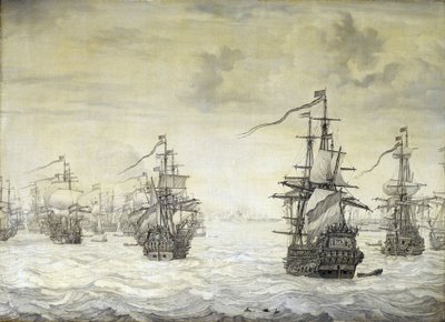 Második angol-holland háború (angol-holland) alkotó: Willem van de the Elder Velde