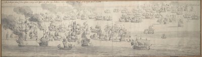 A texeli csata (Kijkduin) alkotó: Willem van de the Elder Velde