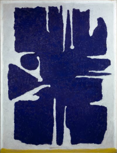 Aru sötétkék alkotó: Willi Baumeister