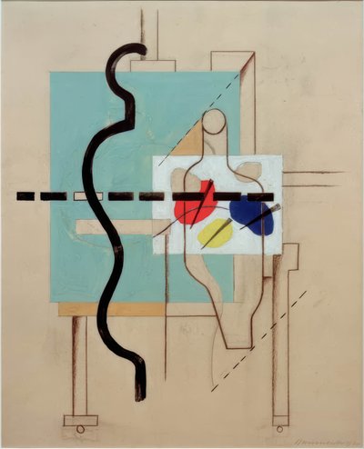 A festő alkotó: Willi Baumeister