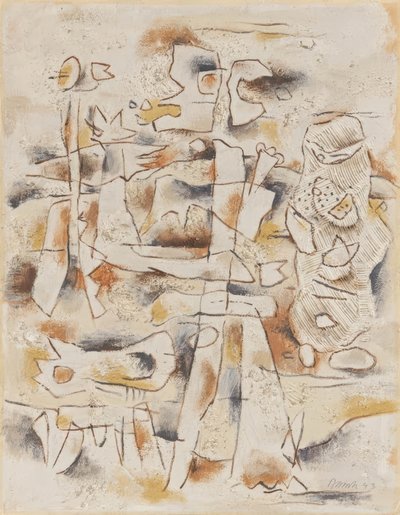 Sziklás táj alkotó: Willi Baumeister