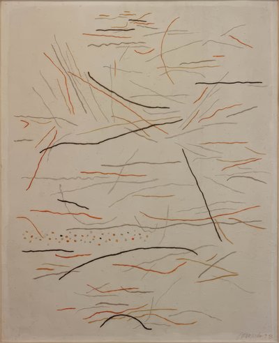 vonalak alkotó: Willi Baumeister