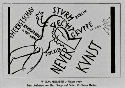 Plakát  alkotó: Willi Baumeister