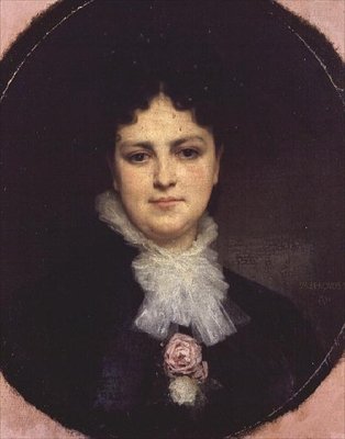 Miss Addison San Francisco vezetőjének portréja (olaj, vászon) alkotó: William Adolphe Bouguereau