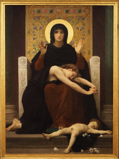 A Szűz vigasztaló alkotó: William-Adolphe Bouguereau