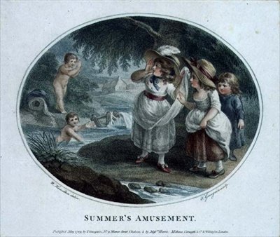 Nyári mulatság, vésett és kocsma. Írta: Thomas Gaugain (1748-1812) alkotó: William (after) Hamilton