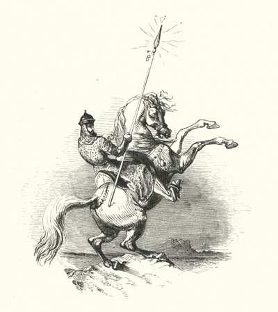 Horseman of Bras (metszet) alkotó: William (after) Harvey