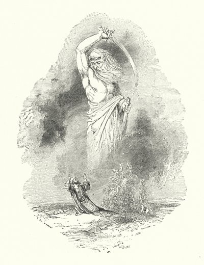 Kereskedő és Jinee (metszet) alkotó: William (after) Harvey
