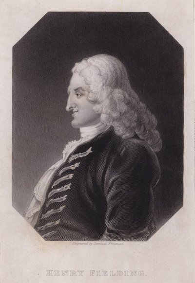 Henry Fielding angol regény- és drámaíró (metszet) alkotó: William (after) Hogarth