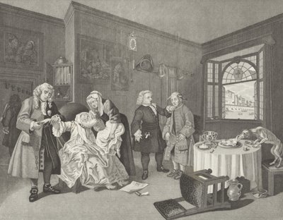 Házasság a la Mode-ban alkotó: William (after) Hogarth
