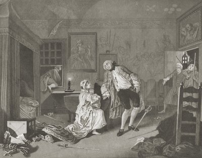 Házasság a la Mode-ban alkotó: William (after) Hogarth