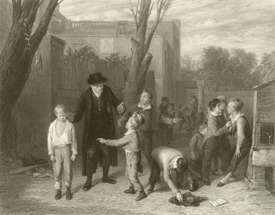 A harc megszakadt (metszet) alkotó: William (after) Mulready