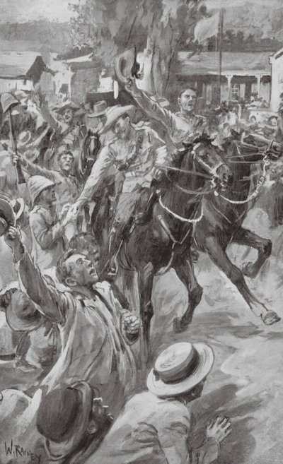 Ladysmith felmentése (litográfia) alkotó: William (after) Rainey