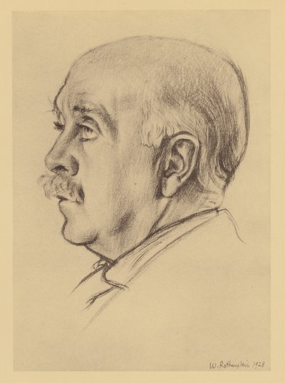 Max Beerbohm portréja (litográfia) alkotó: William (after) Rothenstein