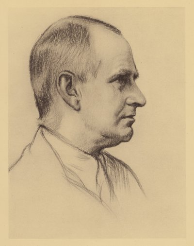 A S Eddington professzor portréja (litográfia) alkotó: William (after) Rothenstein