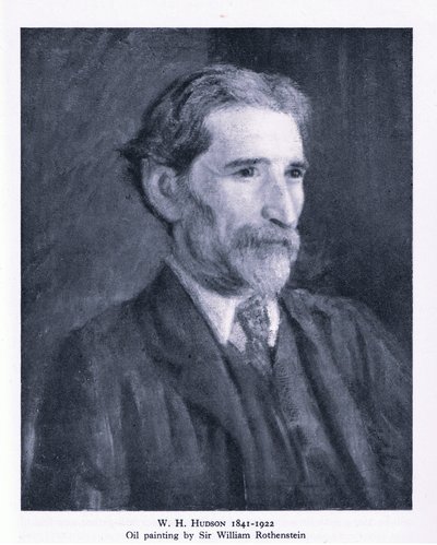 W. H. Hudson portréja (litho) alkotó: William (after) Rothenstein