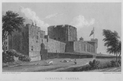 Carlisle kastély (metszet) alkotó: William (after) Westall