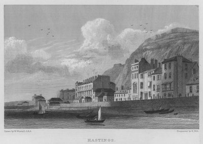 Hastings (metszet) alkotó: William (after) Westall