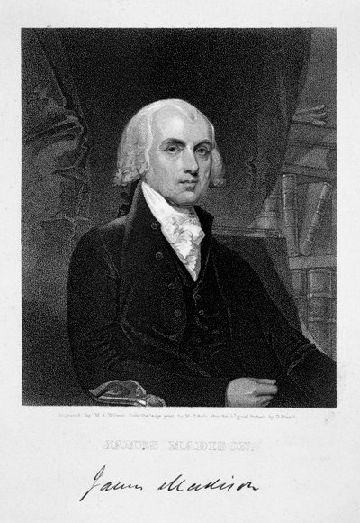 James Madison, az Amerikai Egyesült Államok 4. elnöke, XIX alkotó: William A Wilmer