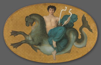 Arion tengeri lovon, 1855. alkotó: William Adolphe Bouguereau