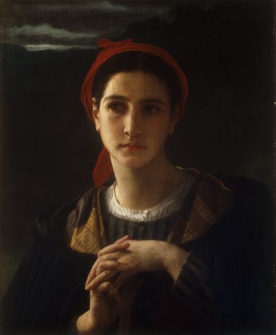 Bergere de Bordelais, 1871 alkotó: William Adolphe Bouguereau