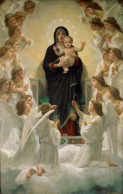 Regina Angelorum. 1900 alkotó: William-Adolphe Bouguereau