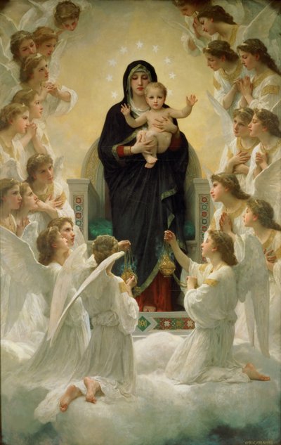 Az angyalok királynője, 1900 alkotó: William-Adolphe Bouguereau