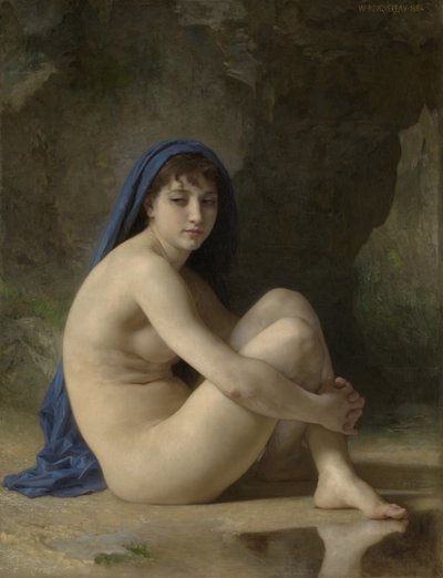 Ülő akt, 1884 alkotó: William Adolphe Bouguereau