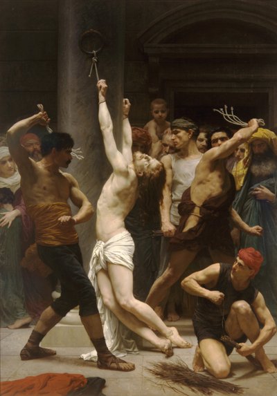 Krisztus korbácsolása alkotó: William Adolphe Bouguereau