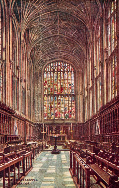 Kings College Chapel, Cambridge alkotó: William Affleck Carruthers