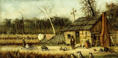 Kabin jelenet, alkotó: William Aiken Walker