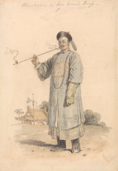 Egy mandarin udvari ruhájában alkotó: William Alexander