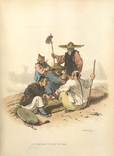 Kockajátékos férfiak alkotó: William Alexander